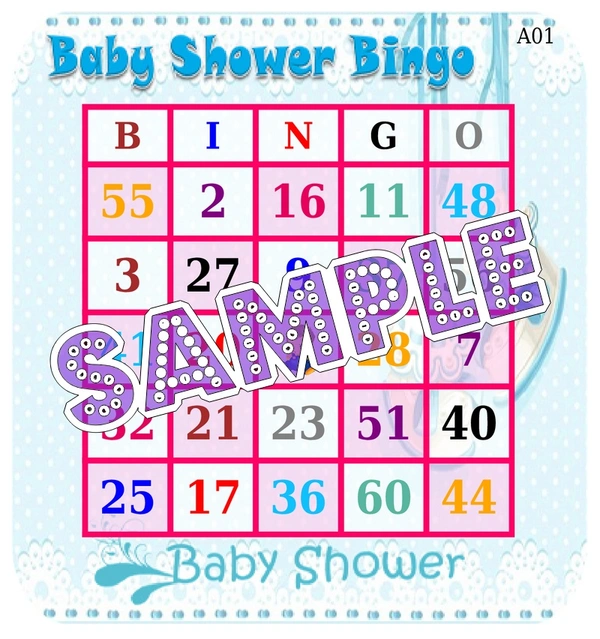 perty Baby Shower theme Tambola Housie (list841_1) - 24