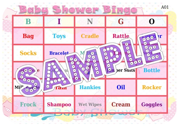 perty Baby Shower theme Tambola Housie (list842_1) - 24
