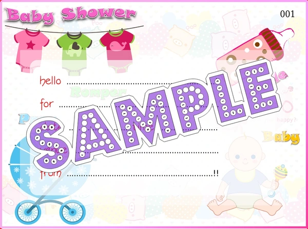 perty Baby theme Cards (list3694_1) - 16