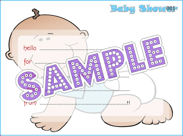 perty Baby theme Cards (list3695_1) - 24