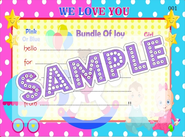 perty Baby theme Cards (list3703_1) - 16