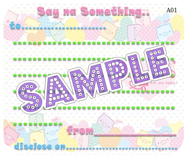 perty Baby theme Cards (list874_1) - 72