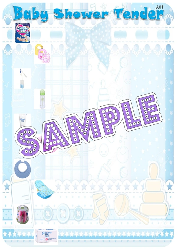 perty Baby theme Paper Games (list1507_1) - 8