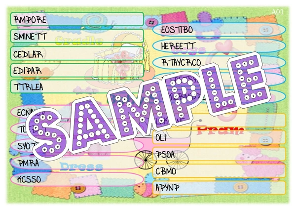 perty Baby theme Paper Games (list832_1) - 48
