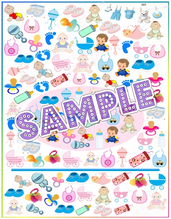 perty Baby theme Paper Games (list834_1) - 6