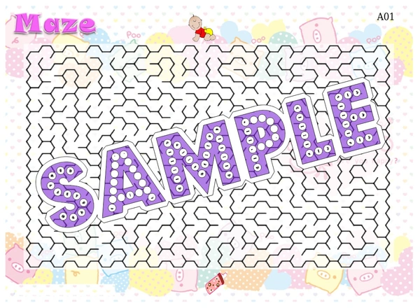 perty Baby theme Paper Games (list840_1) - 48