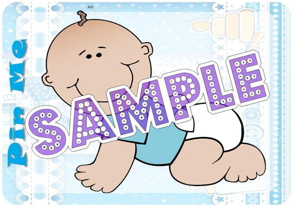 perty Baby theme Paper Games (list883_2) - 4