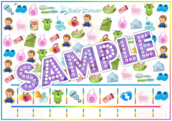 perty Baby theme Paper Games (list885_1) - 12