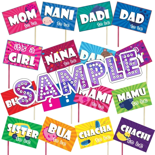 perty Baby theme Props (list1832) - 12.2 x 8.9