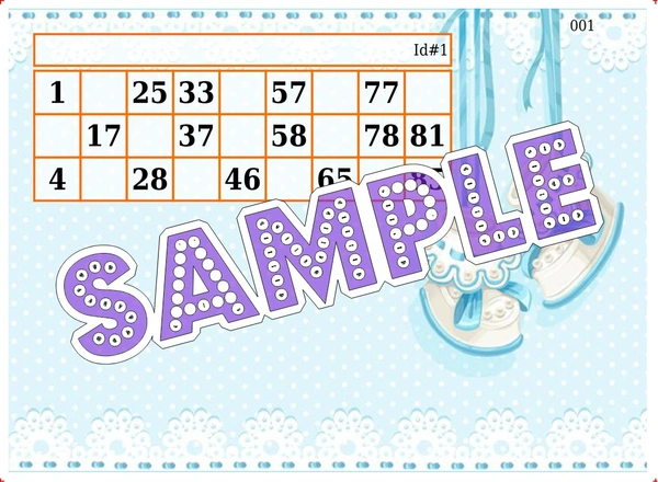 perty Baby theme Tambola Housie (list1003_1) - 48