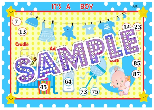 perty Baby theme Tambola Housie (list1439_1) - 48