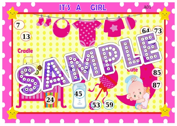 perty Baby theme Tambola Housie (list1450_1) - 48