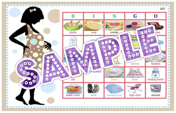 perty Baby theme Tambola Housie (list199_2) - 12
