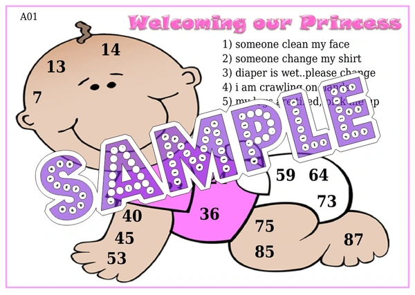 perty Baby theme Tambola Housie (list2182_1) - 48