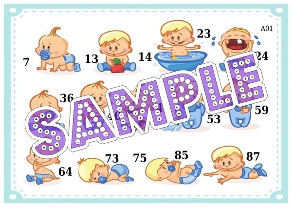 perty Baby theme Tambola Housie (list227_2) - 48
