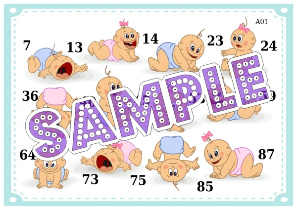 perty Baby theme Tambola Housie (list228_3) - 24