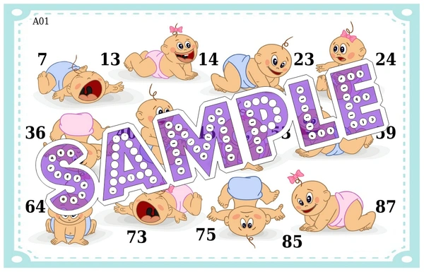 perty Baby theme Tambola Housie (list228_5) - 24