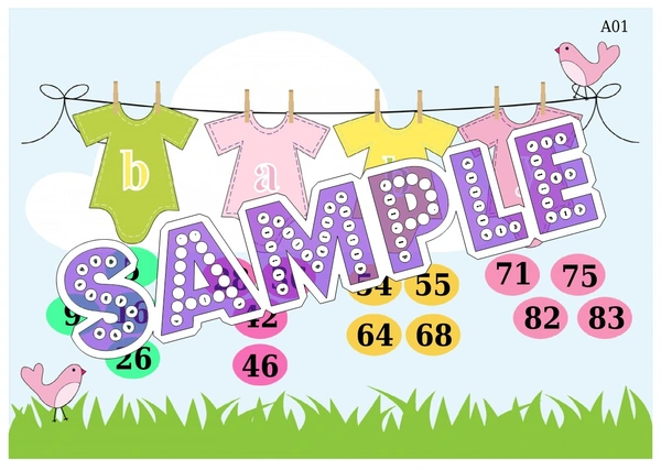 perty Baby theme Tambola Housie (list2505_1) - 24