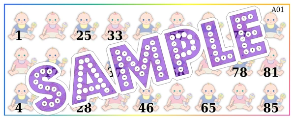 perty Baby theme Tambola Housie (list2776_15) - 90