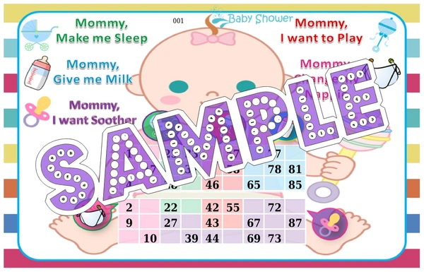 perty Baby theme Tambola Housie (list2833_2) - 12