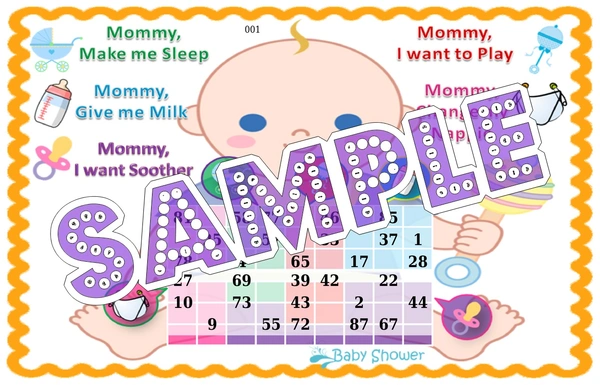 perty Baby theme Tambola Housie (list2834_3) - 12