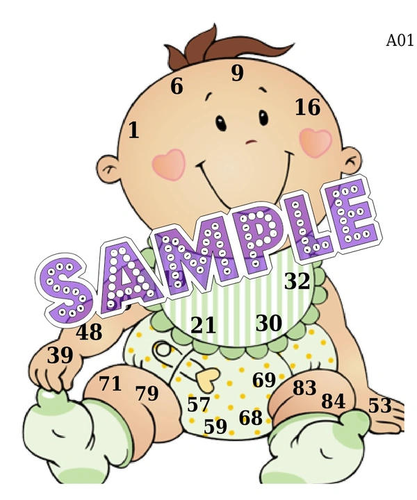 perty Baby theme Tambola Housie (list389_3) - 36