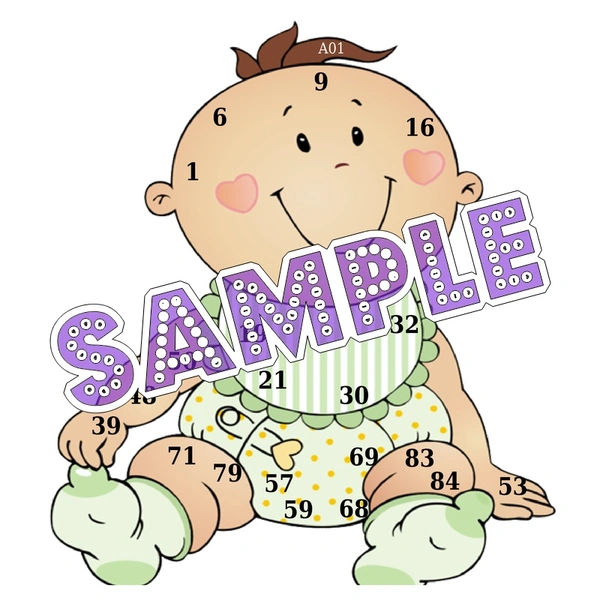 perty Baby theme Tambola Housie (list389_4) - 36