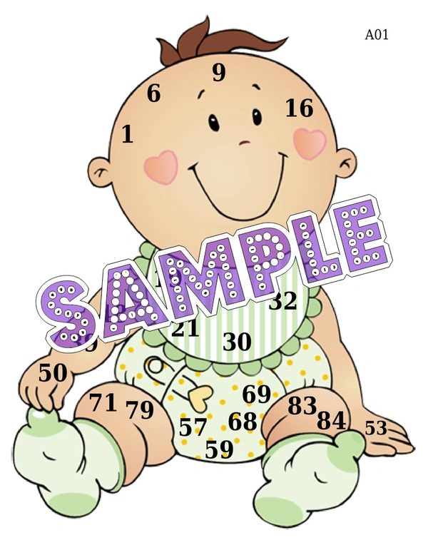 perty Baby theme Tambola Housie (list389_5) - 16