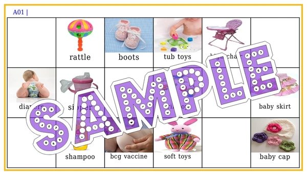 perty Baby theme Tambola Housie (list50_2) - 20