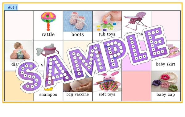 perty Baby theme Tambola Housie (list50_3) - 30