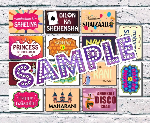 perty Baisakhi theme Props (list1869) - 12.2 x 8.9