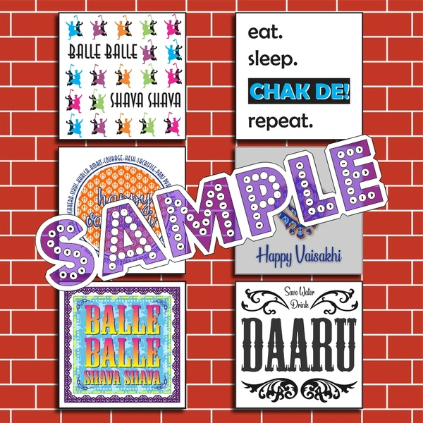 perty Baisakhi theme Props (list3410) - 12.2 x 8.9