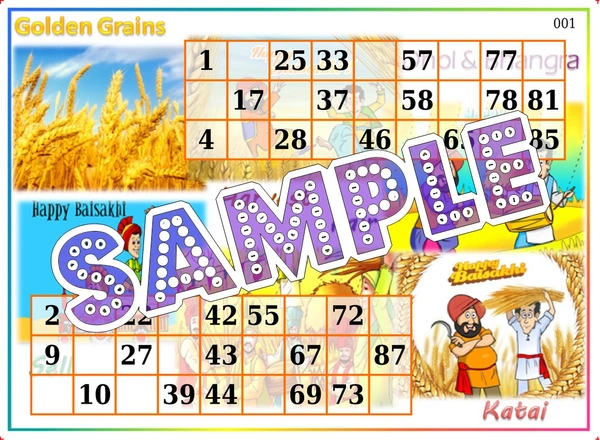 perty Baisakhi theme Tambola Housie (list1048_1) - 48