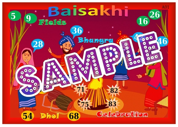 perty Baisakhi theme Tambola Housie (list371_3) - 16