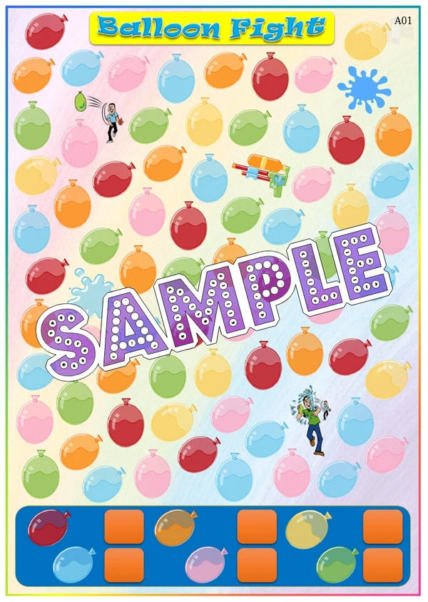 perty Balloon theme Paper Games (list1747_1) - 12