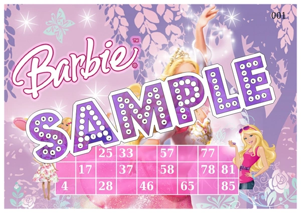 perty Barbie theme Tambola Housie (list2304_1) - 24