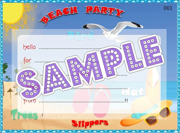 perty Beach theme Cards (list3712_1) - 48