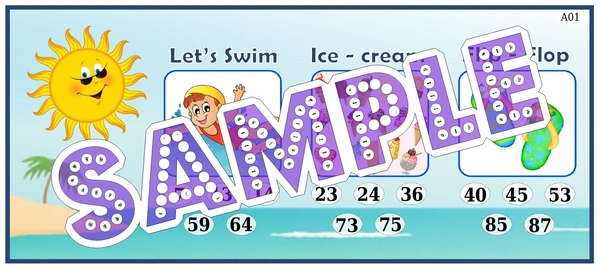 perty Beach theme Tambola Housie (list1287_1) - 12