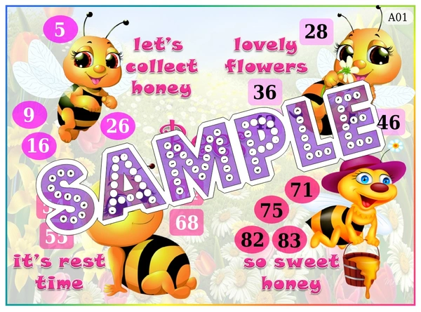 perty Bee theme Tambola Housie (list2197_1) - 48
