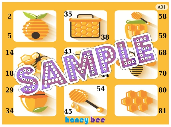 perty Bee theme Tambola Housie (list2198_1) - 24