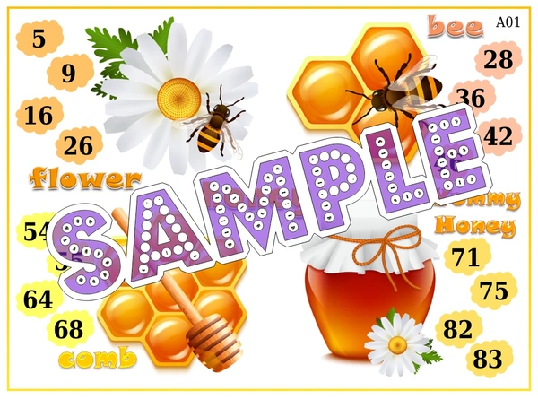 perty Bee theme Tambola Housie (list2199_1) - 16