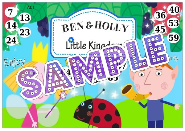 perty Ben Holly theme Tambola Housie (list3504_1) - 48