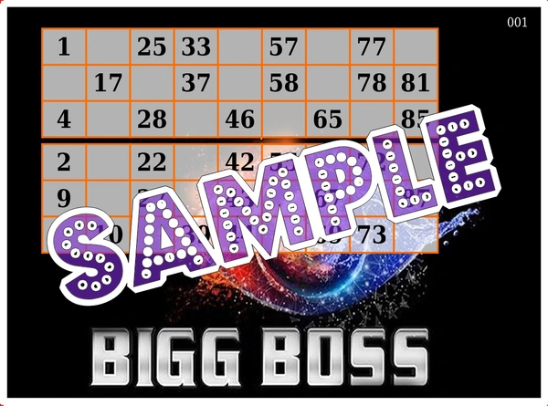 perty Big Boss theme Tambola Housie (list3174_2) - 48