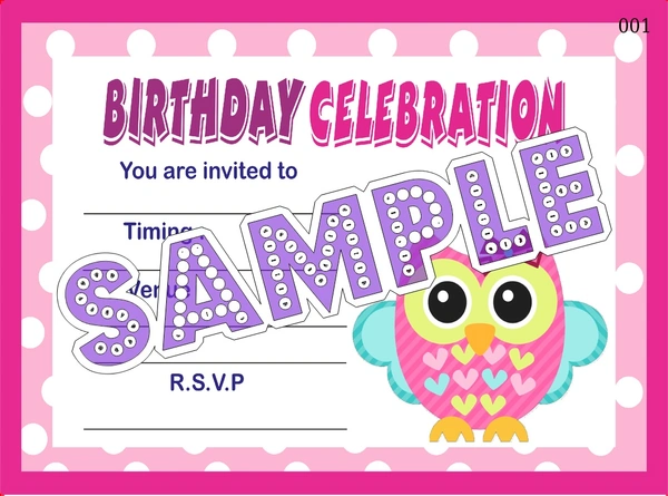 perty Bird theme Cards (list3426_1) - 24