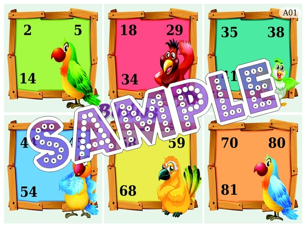 perty Bird theme Tambola Housie (list2152_1) - 24