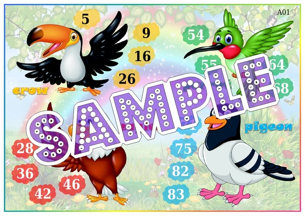 perty Bird theme Tambola Housie (list2205_1) - 16