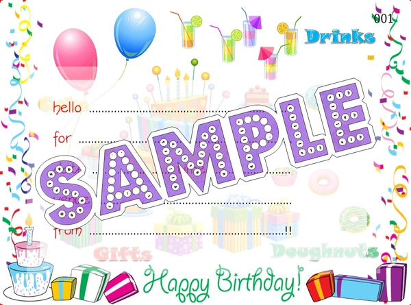 perty Birthday theme Cards (list3720_1) - 24