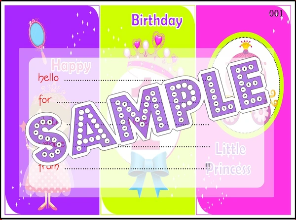 perty Birthday theme Cards (list3723_1) - 24