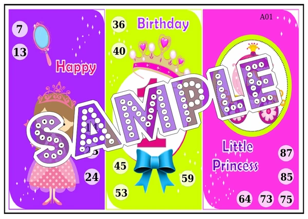 perty Birthday theme Tambola Housie (list1190_1) - 48