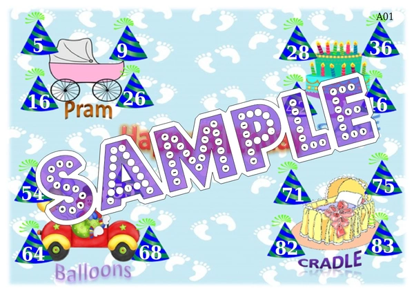 perty Birthday theme Tambola Housie (list213_2) - 48